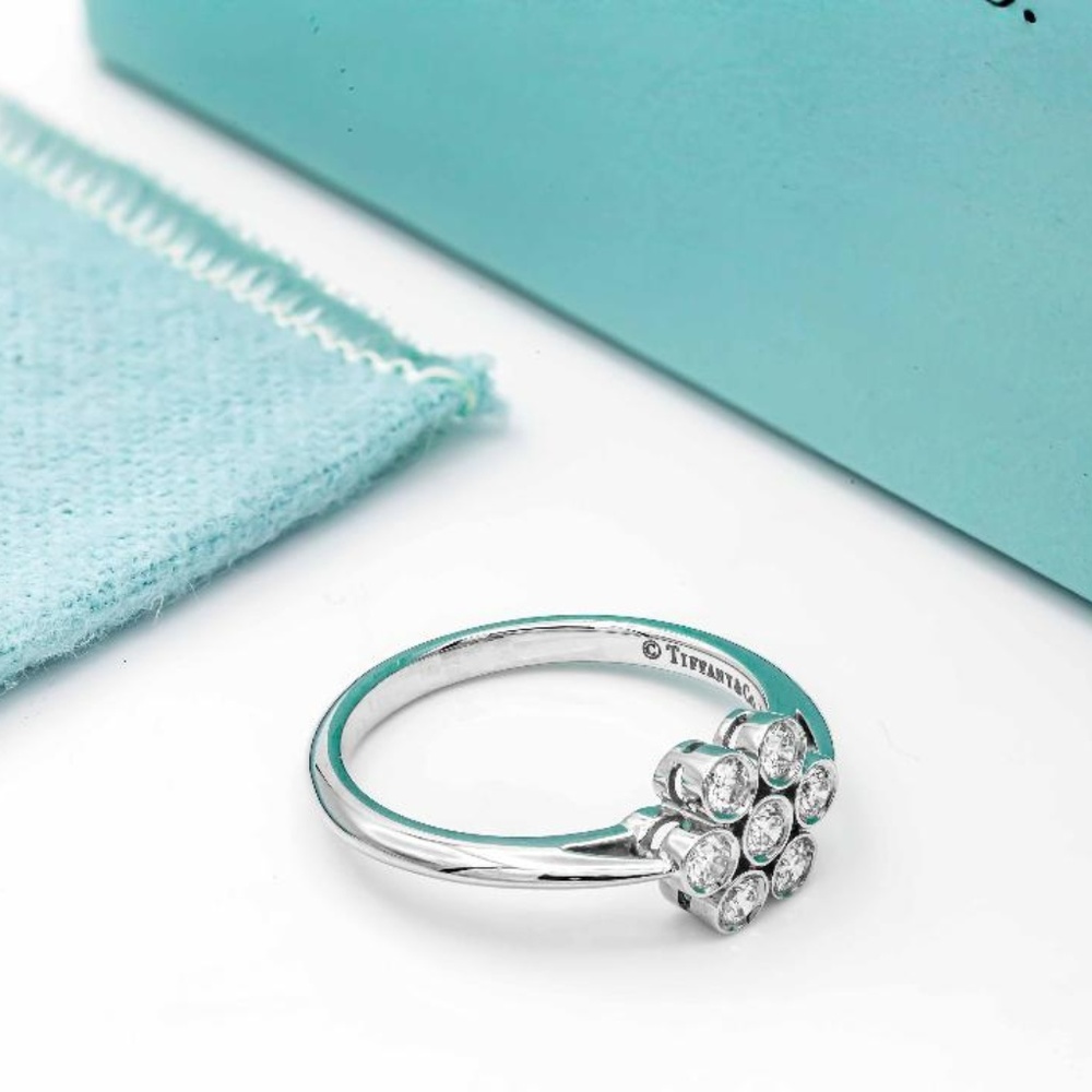 Tiffany & Co. Diamond Flower Ring